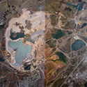 Google earth painting, Toronto Islands.